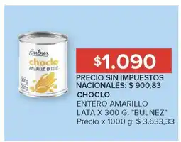 Carrefour Choclo Entero Amarillo Lata x 300 g 'Bulnez' oferta
