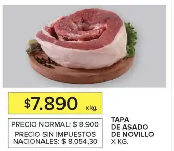 Carrefour Tapa de Asado de Novillo x Kg oferta