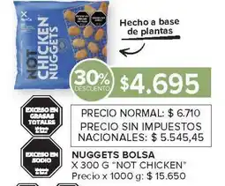 Carrefour Nuggets Bolsa 'Not Chicken' oferta