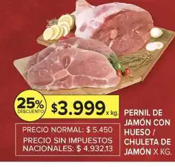 Carrefour Pernil de Jamón con Hueso/Chuleta de Jamón oferta