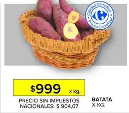 Carrefour Batata oferta