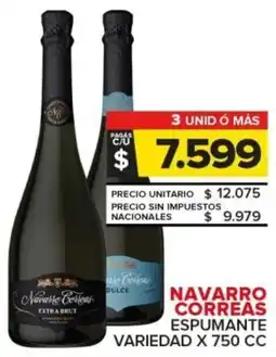 Carrefour Navarro correas espumante variedad oferta
