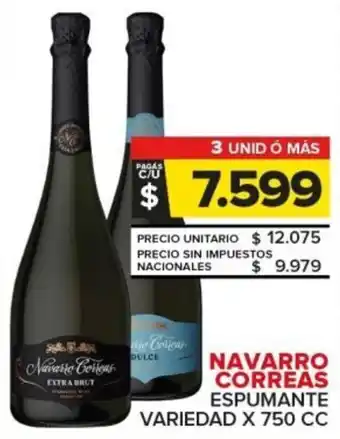 Carrefour Navarro correas espumante variedad oferta