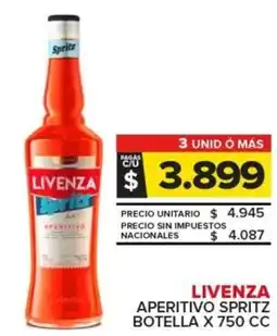 Carrefour Livenza aperitivo spritz botella oferta
