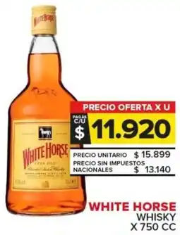 Carrefour White horse whisky oferta