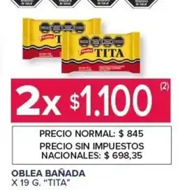 Carrefour Express Tita oblea bañada oferta