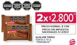 Carrefour Express Terrabusi alfajor triple torta oferta