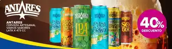 Carrefour Antares cerveza artesanal varios sabores lata oferta