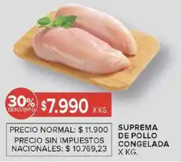 Carrefour Market Suprema de pollo congelada oferta