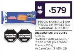 Carrefour Market Carrefour classic bizcochos biscuits oferta