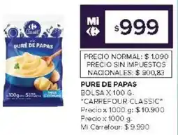 Carrefour Market Carrefour classic puré de papas oferta