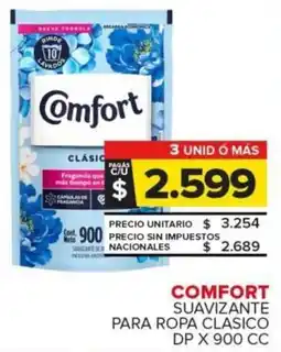Carrefour Comfort suavizante para ropa clasico dp oferta