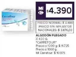 Carrefour Market Carrefour algodón plegado oferta