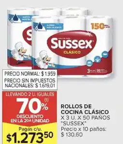 Carrefour Market Sussex rollos de cocina clásico oferta