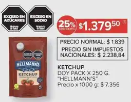 Carrefour Market Hellmann's ketchup doy pack oferta
