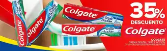 Carrefour Colgate crema dental triple accion x oferta