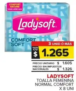 Carrefour Ladysoft toalla femenina normal comfort oferta