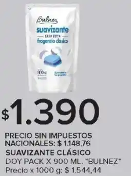 Carrefour Market Bulnez suavizante clásico doy pack oferta