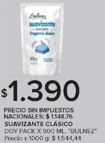 Carrefour Market Bulnez suavizante clásico doy pack oferta