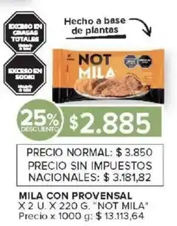 Carrefour Market Not mila mila con provensal oferta