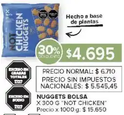 Carrefour Market Not chicken nuggets bolsa oferta