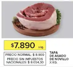 Carrefour Market Tapa de asado de novillo oferta