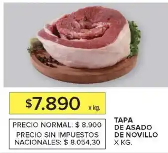 Carrefour Market Tapa de asado de novillo oferta