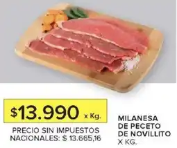 Carrefour Market Milanesa de peceto de novillito oferta