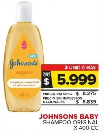 Carrefour Johnsons baby shampoo original oferta