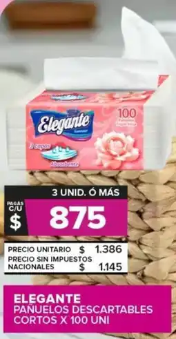Carrefour Elegante pañuelos descartables cortos oferta