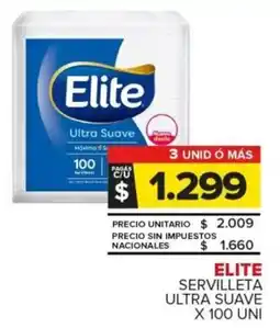 Carrefour Elite servilleta ultra suave oferta