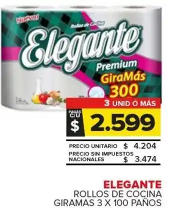 Carrefour Elegante rollos de cocina giramas oferta