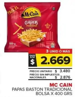 Carrefour Mc cain papas baston tradicional bolsa oferta