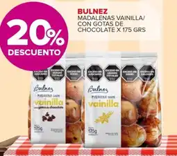 Carrefour Bulnez madalenas vainilla / con gotas de chocolate oferta