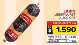 Carrefour Lario leberwurst oferta