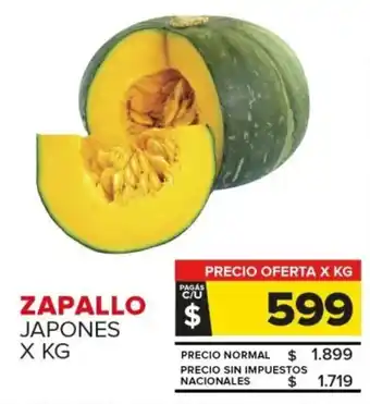 Carrefour Zapallo japones oferta