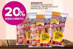 Carrefour Grangys nuggets crocantes / gigantes / tiritas de pollo naahguets oferta