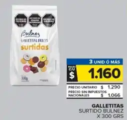 Carrefour Galletitas surtido bulnez oferta