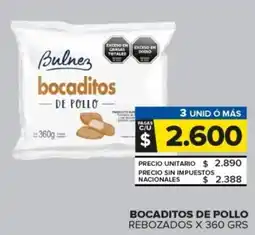 Carrefour Bocaditos de pollo rebozados oferta
