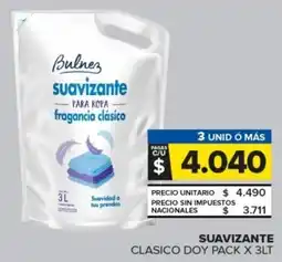 Carrefour Suavizante clasico doy pack oferta