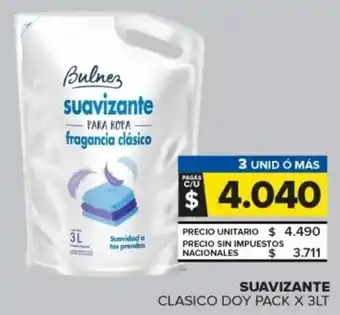 Carrefour Suavizante clasico doy pack oferta