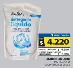 Carrefour Jabon liquido para ropa doypack oferta