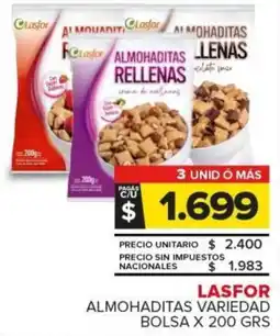 Carrefour Lasfor almohaditas variedad bolsa oferta