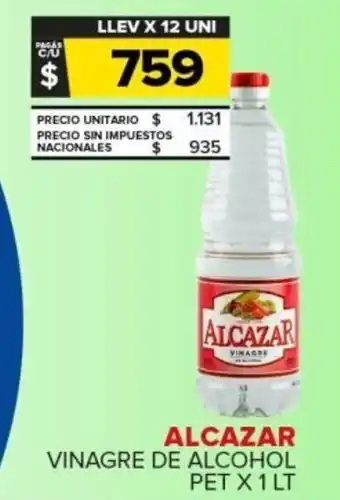 Carrefour Alcazar vinagre vinagre de alcohol pet oferta