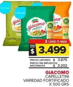 Carrefour Giacomo capelletini variedad fortificado oferta