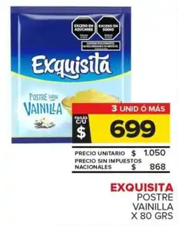 Carrefour Exquisita postre vainilla oferta
