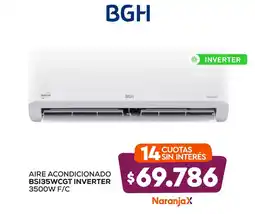 Bringeri BGH Aire acondicionado bs135wcgt inverter 3500w f/c oferta