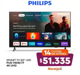 Bringeri Philips smart tv 50" led pud 7408/77 4k uhd oferta