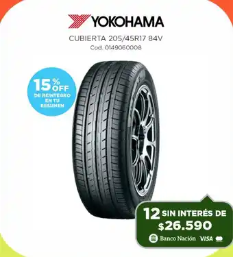 Casa Silvia Yokohama cubierta 205/45r17 84v oferta