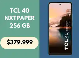 Personal Tcl 40 nxtpaper 256 gb oferta